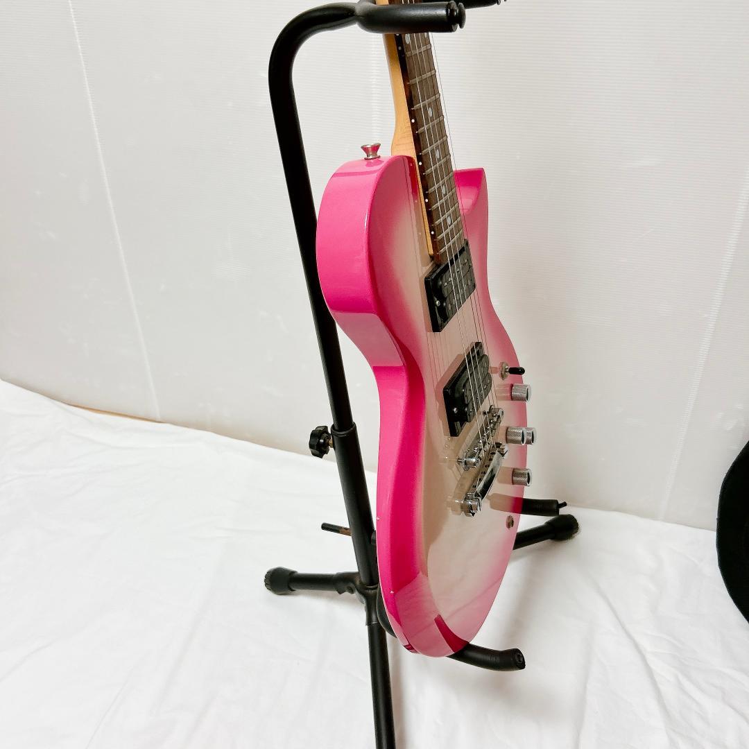 美品 Burny バーニー Lespaul Custom レスポール ピンク