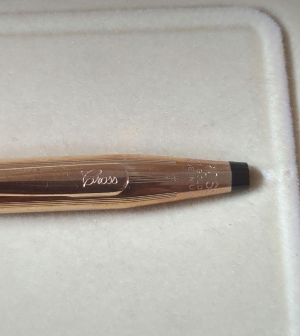 美品　高級筆記具 クロス クラシック センチュリー 14金張ボールペン 1502