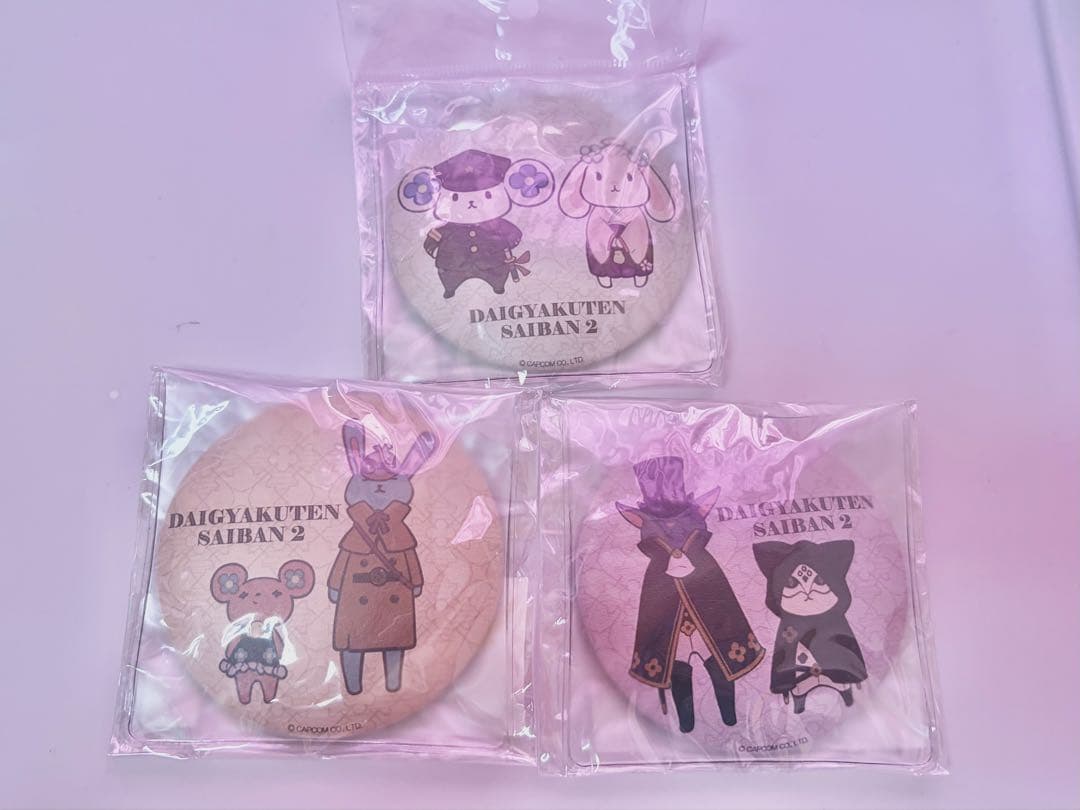 大逆転裁判2　ふわふわ缶ミラー