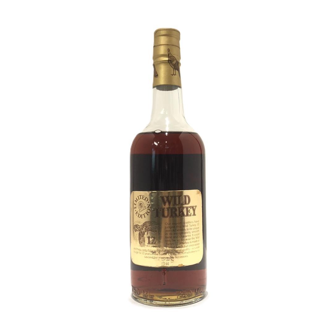 オールドボトル ワイルドターキー12年 ゴールドラベル バーボンウイスキー（R）