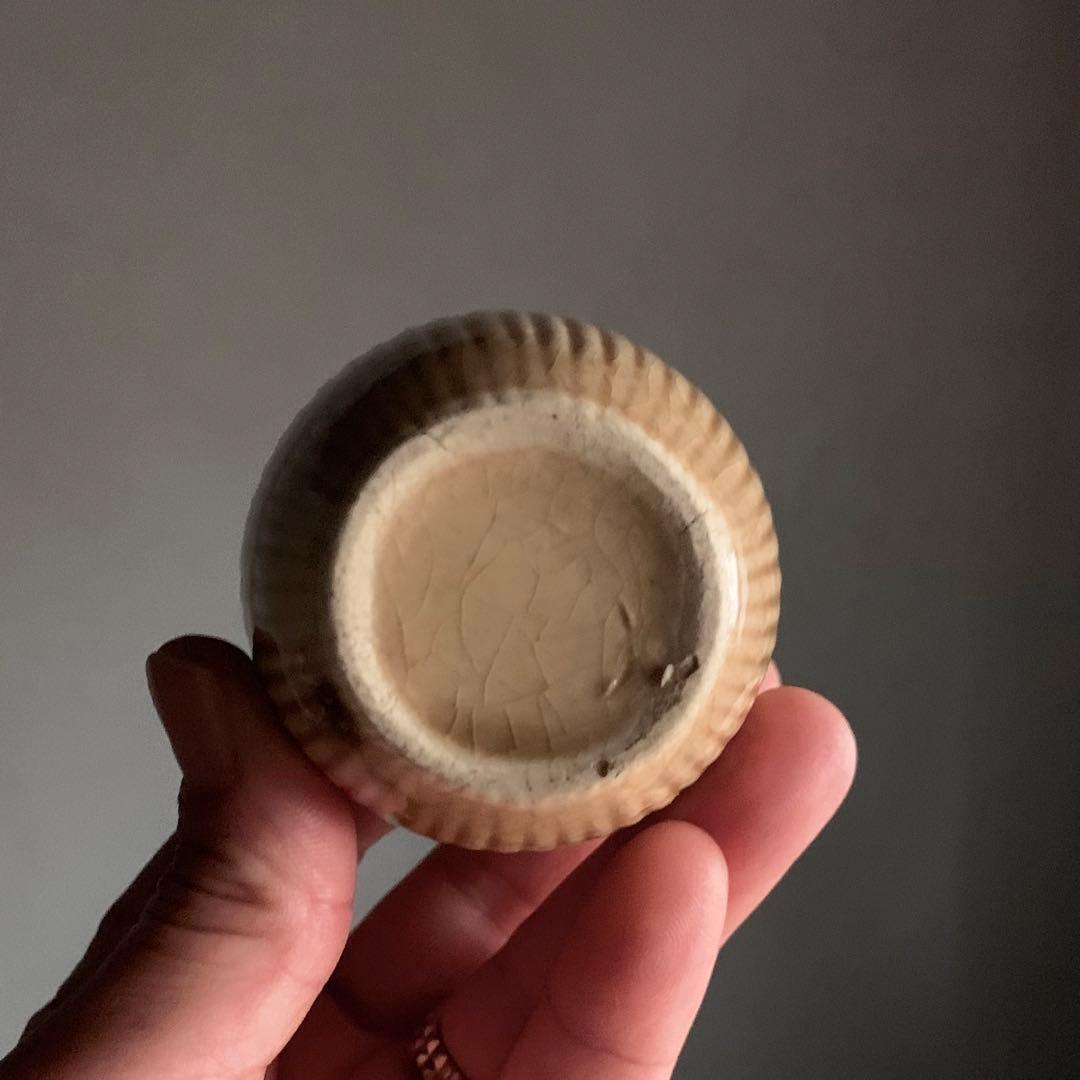 珉平？ 鎬手 筒盃 盃 ぐい呑み ちょこ 酒器 古美術 古道具 アンティーク