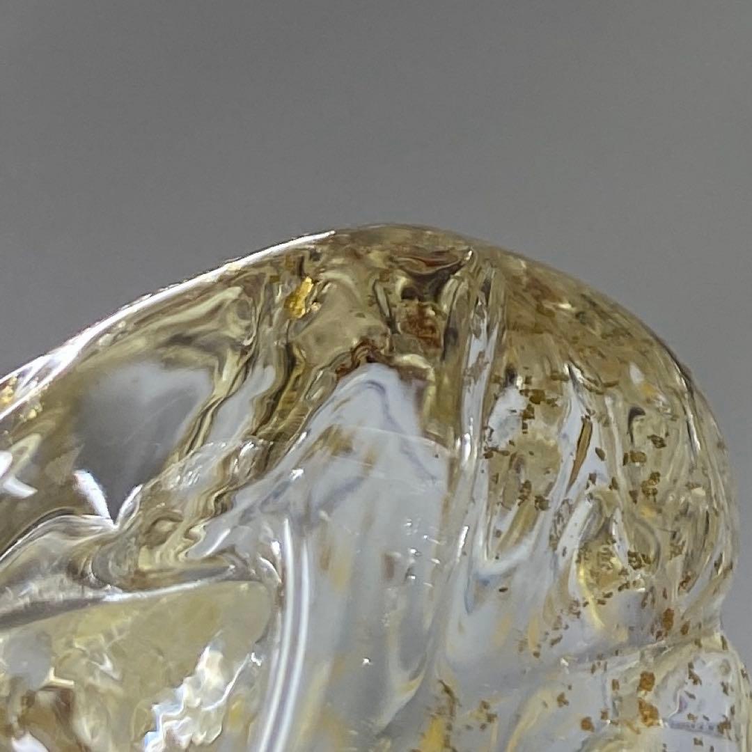 ムラーノ　ベネチアングラスフィギュリンペア高さ18.7・18㎝東な7-0305③