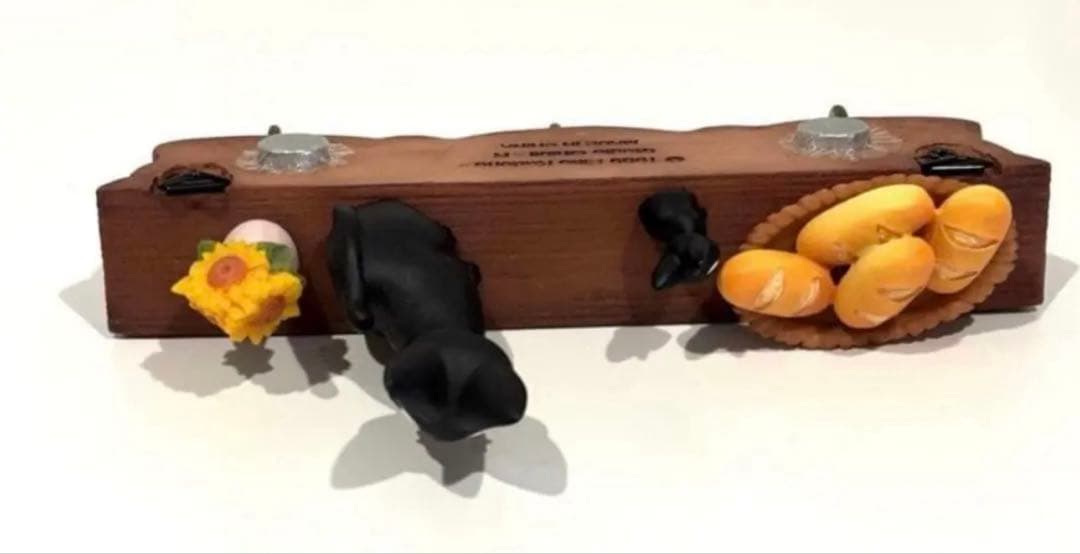 魔女の宅急便 おしゃれシェルフとジジ　壁掛け フック