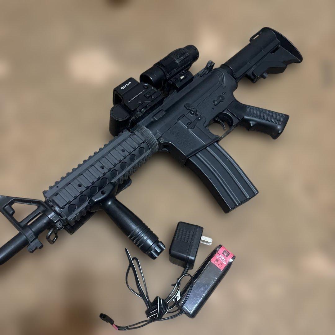 マルイM4 サイレンサー カスタム　他　カスタム　300連マガジン