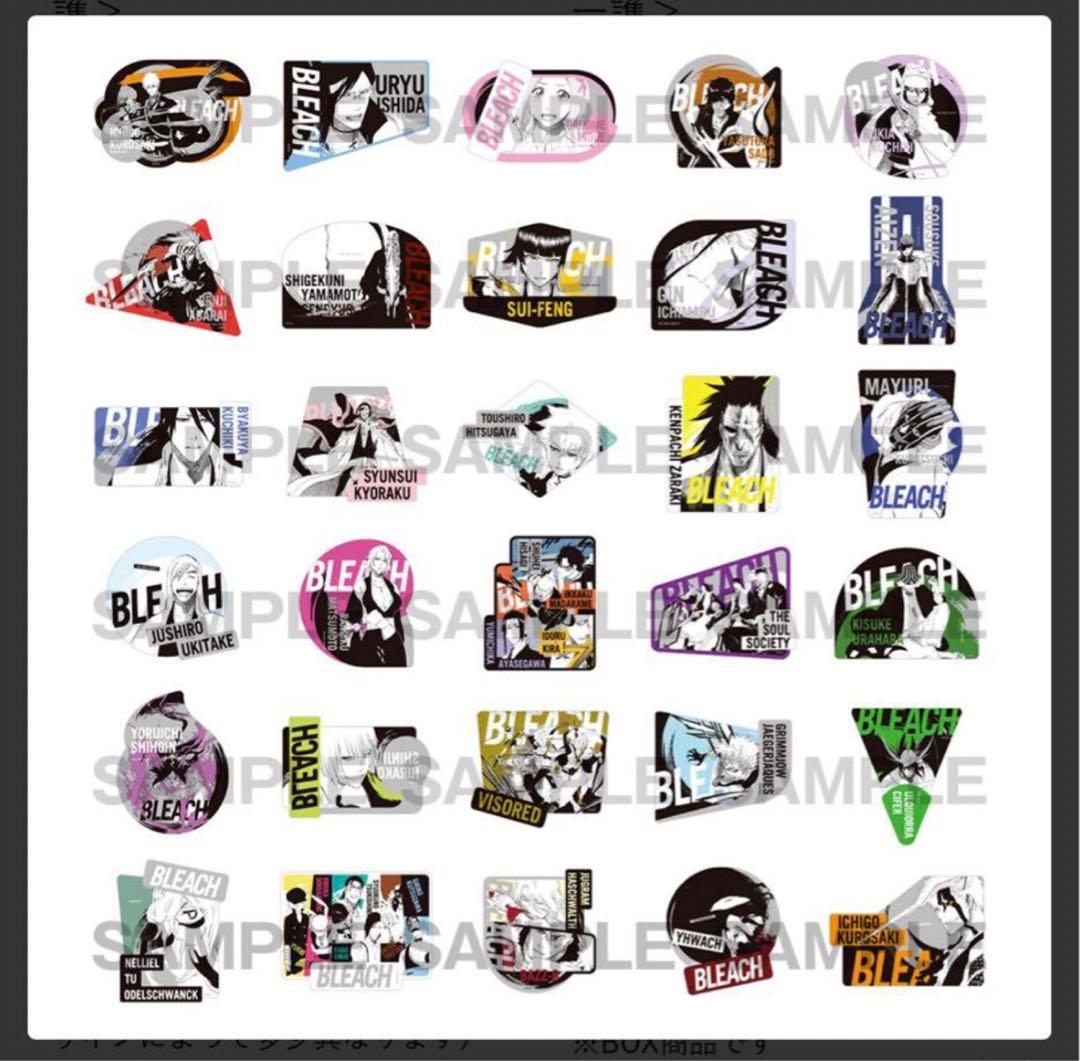 BLEACH オリジナルカットステッカーコレクション　コンプリートBOX