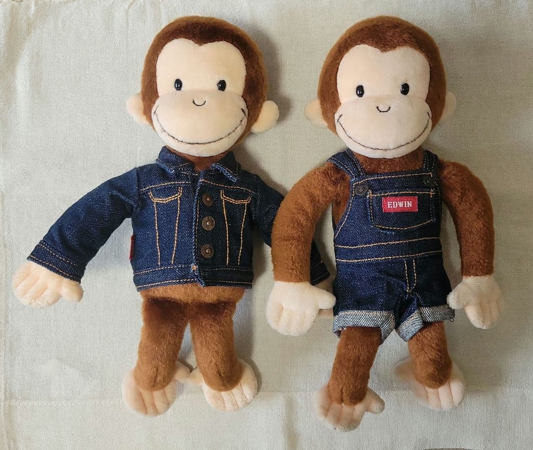おさるのジョージ EDWIN ぬいぐるみ