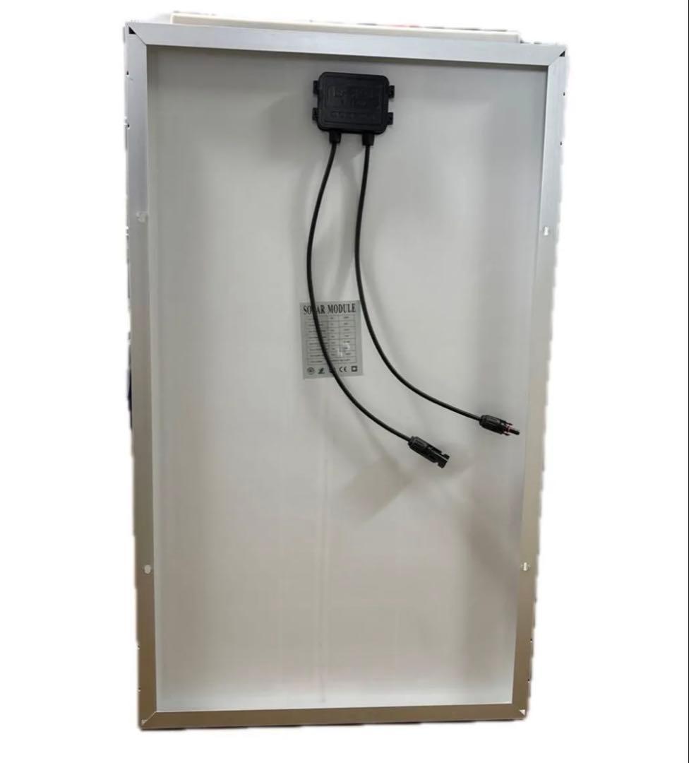 【未使用】単結晶100Wソーラーパネル1枚 ソーラーパネル 太陽光パネル