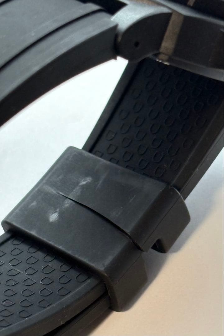 ルミノックス　腕時計　ブラック　ラバーベルト