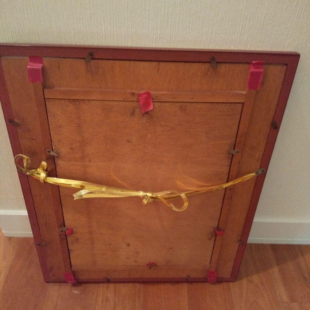 工芸刺繍絵画  翠峰