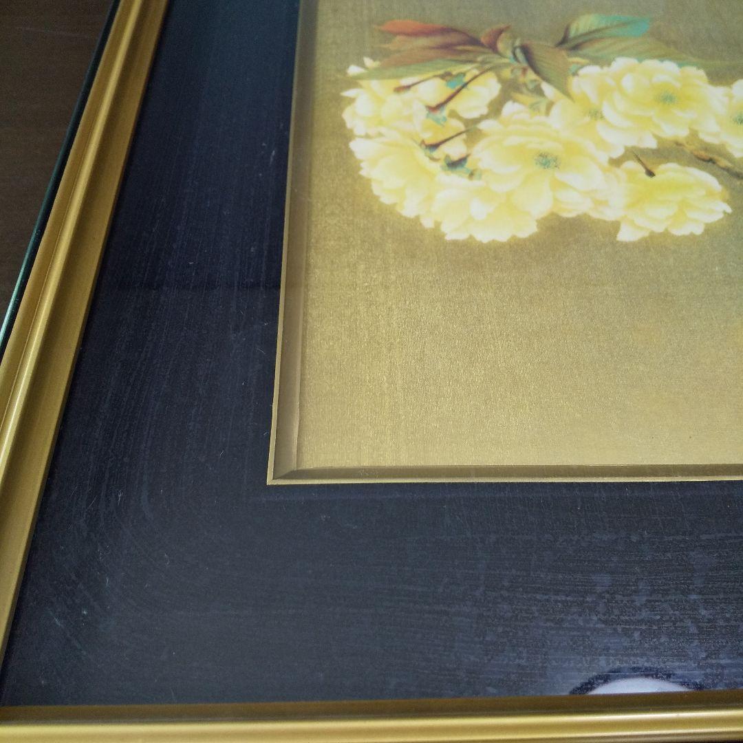 速水御舟 木版画 鬱金桜 油絵 油彩画 立体画 インテリア 額装　額縁 置物