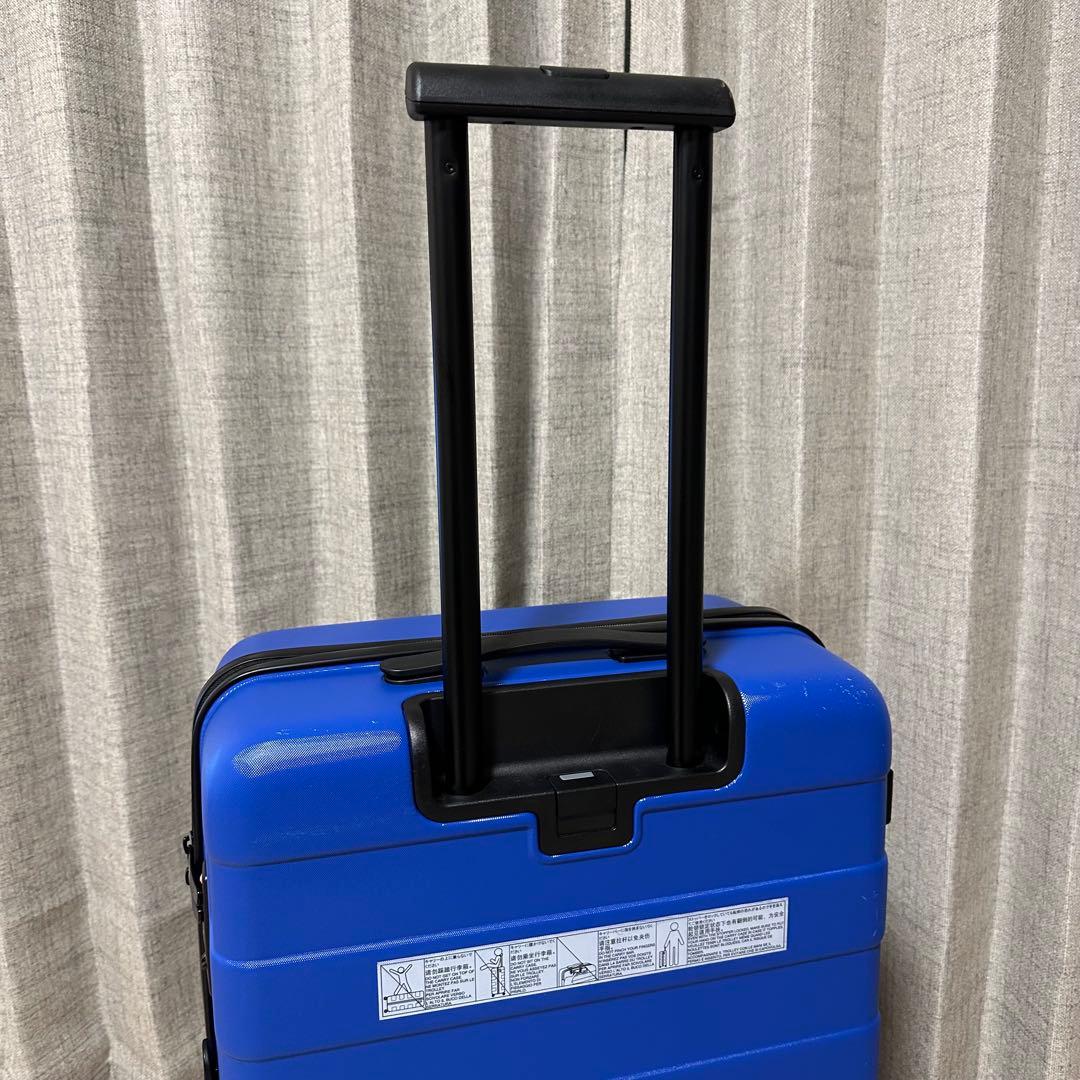無印良品　キャリー　ハードボディ　ブルー　62L
