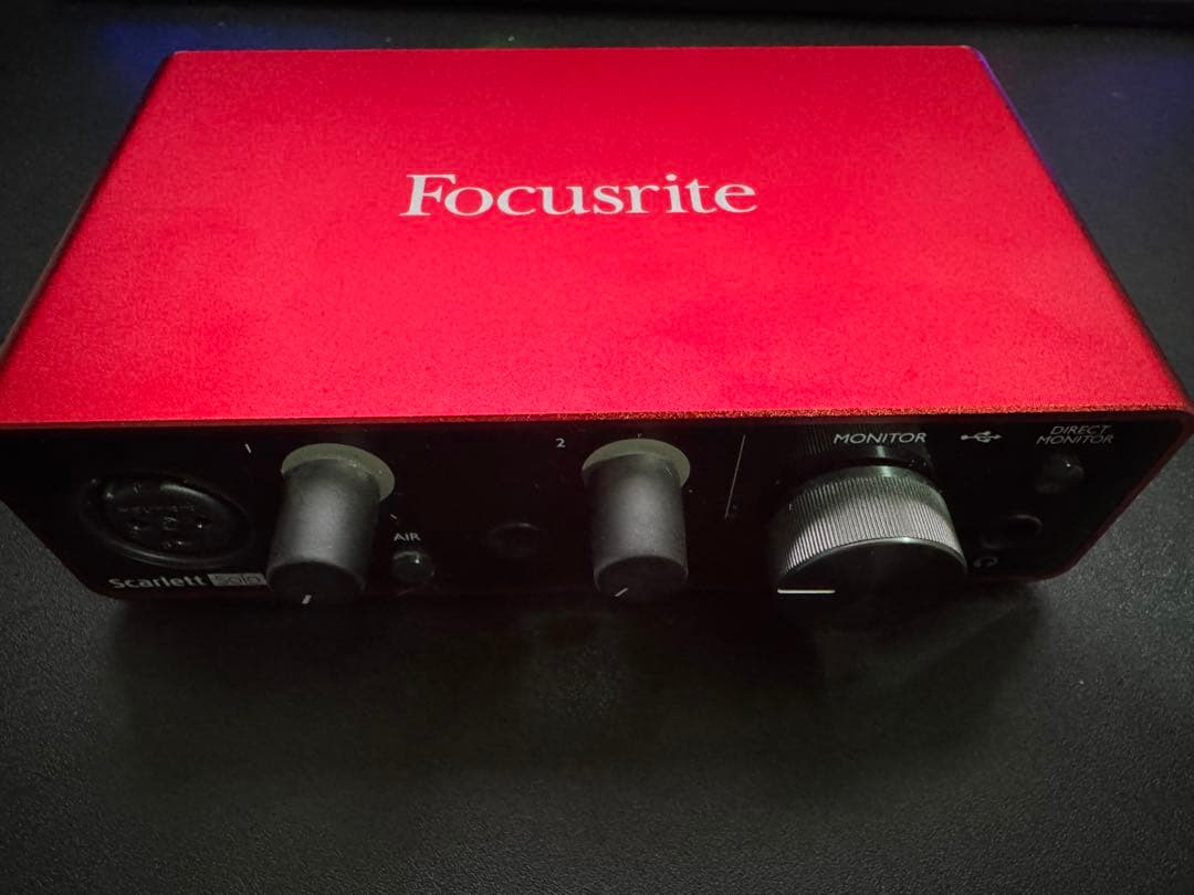 DTM・DAW Focusrite Scarlett solo 3rd gen