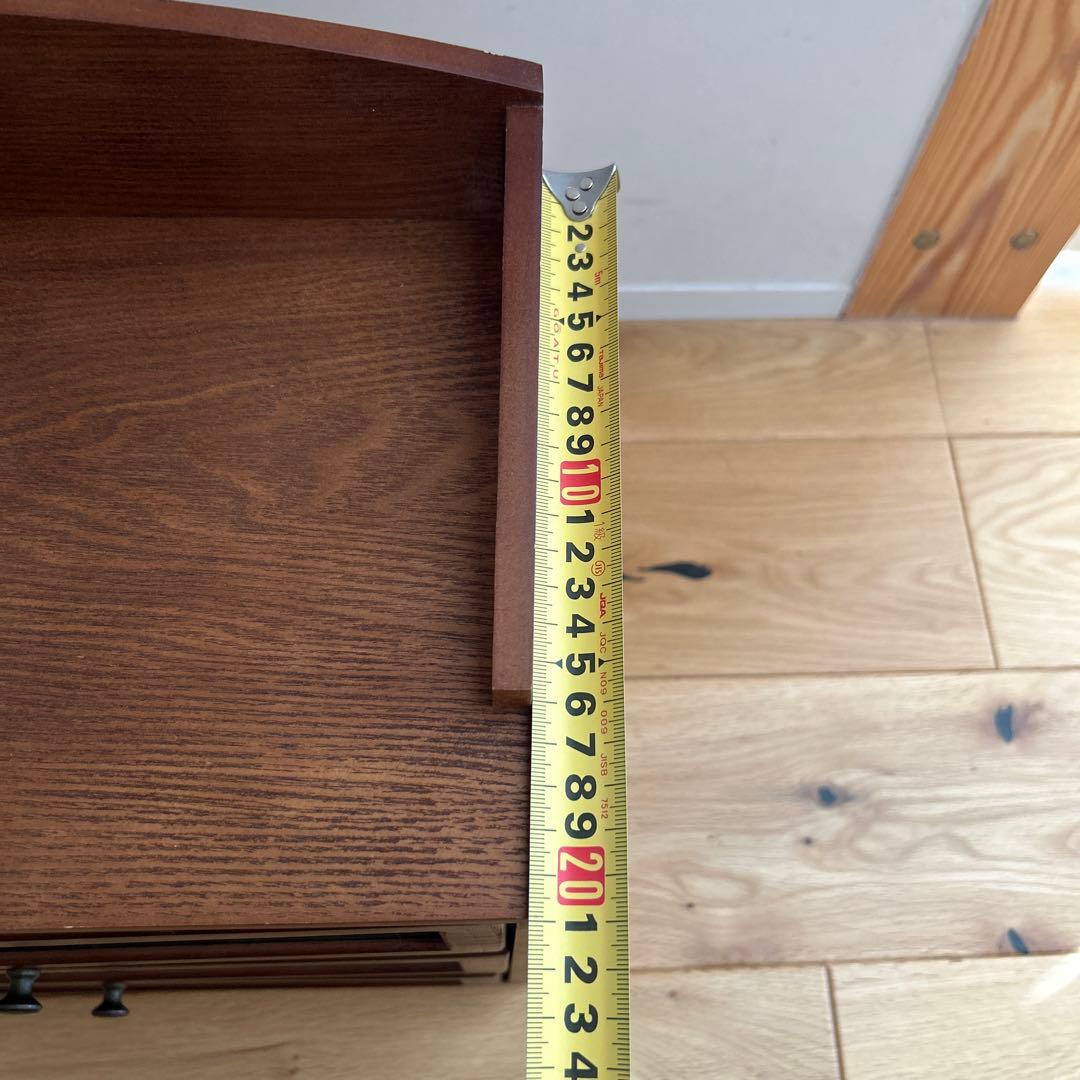 3段引き出し 木製キャビネット ニコアンド nico and