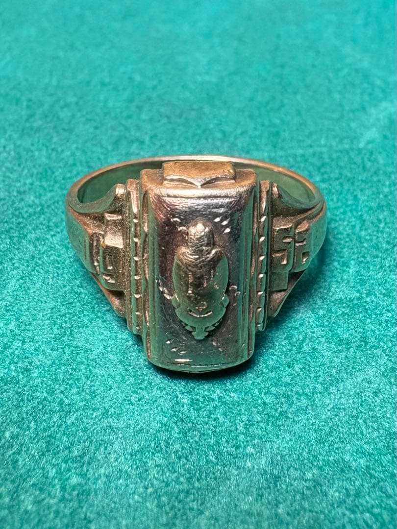 1952年 ヴィンテージ 10k 10金 カレッジリング Spies USA