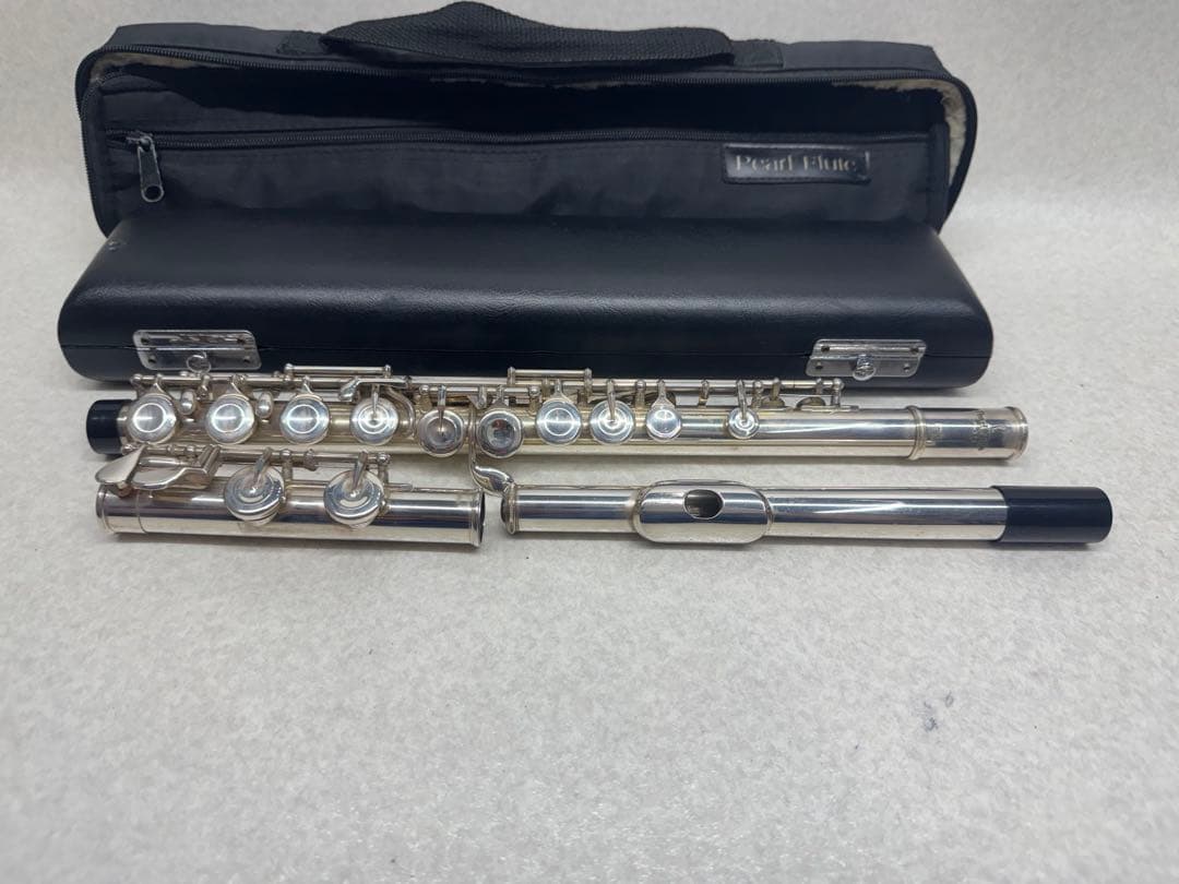Pearl パールフルート PF-525 Eメカ リップ銀製 ケース付