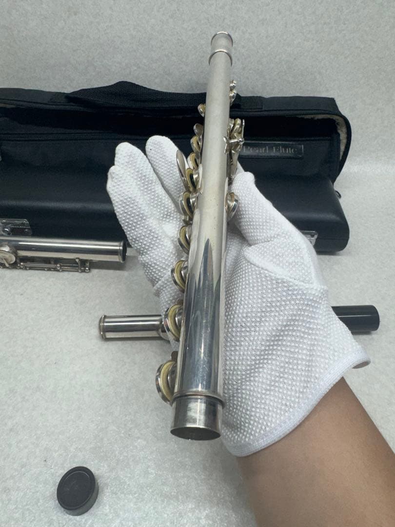 Pearl パールフルート PF-525 Eメカ リップ銀製 ケース付