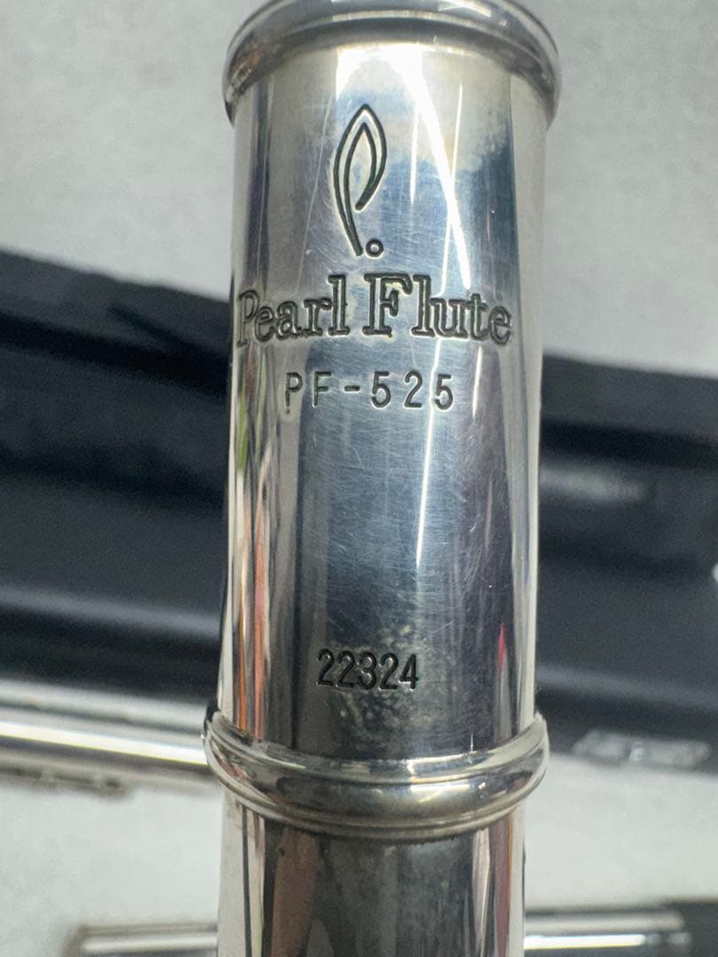 Pearl パールフルート PF-525 Eメカ リップ銀製 ケース付