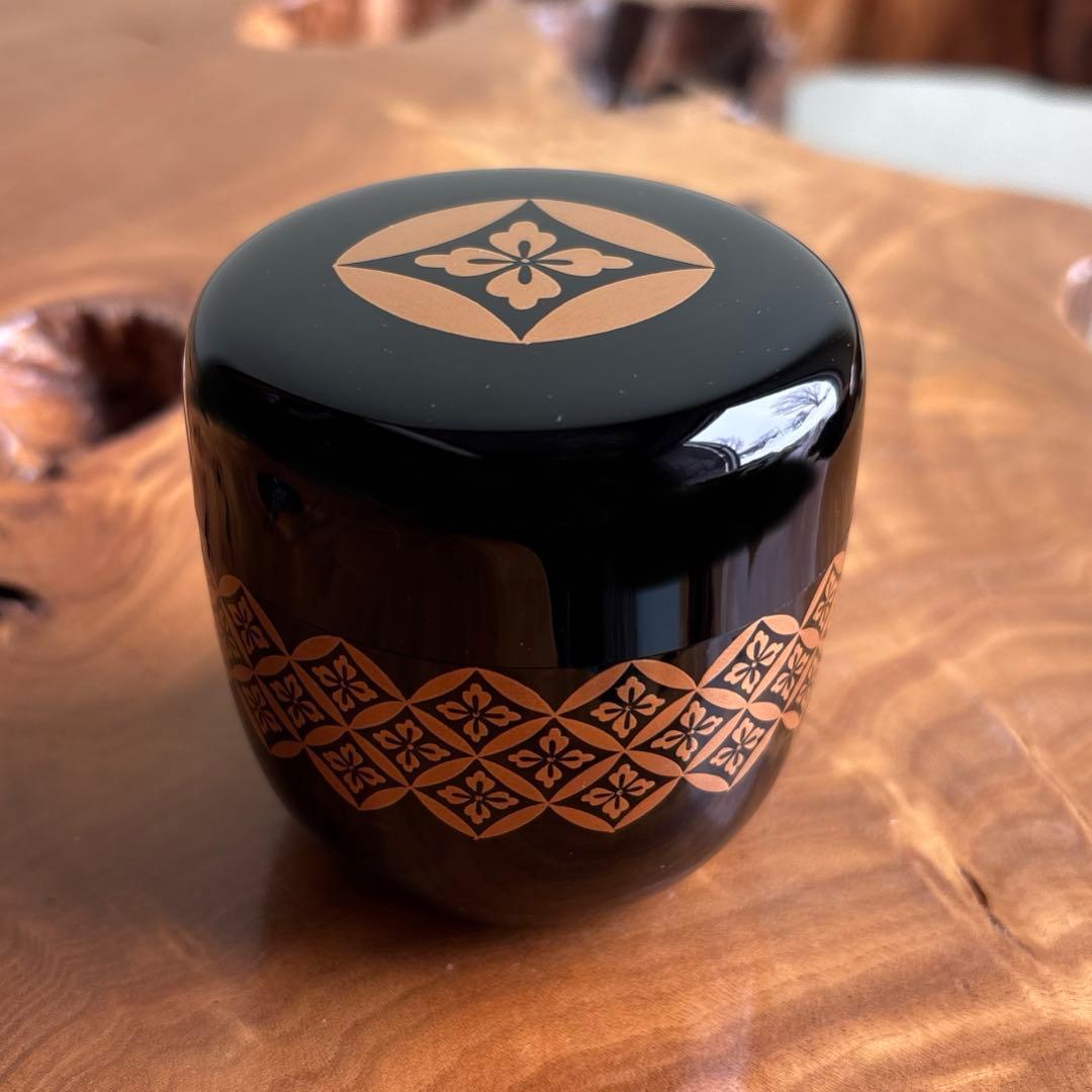 七宝蒔絵 棗 折ェ門造 北岡周治 茶道具 共箱