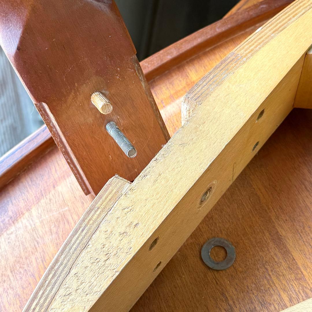 英国 ヴィンテージ チーク オーバルテーブル(401) 脚着脱可