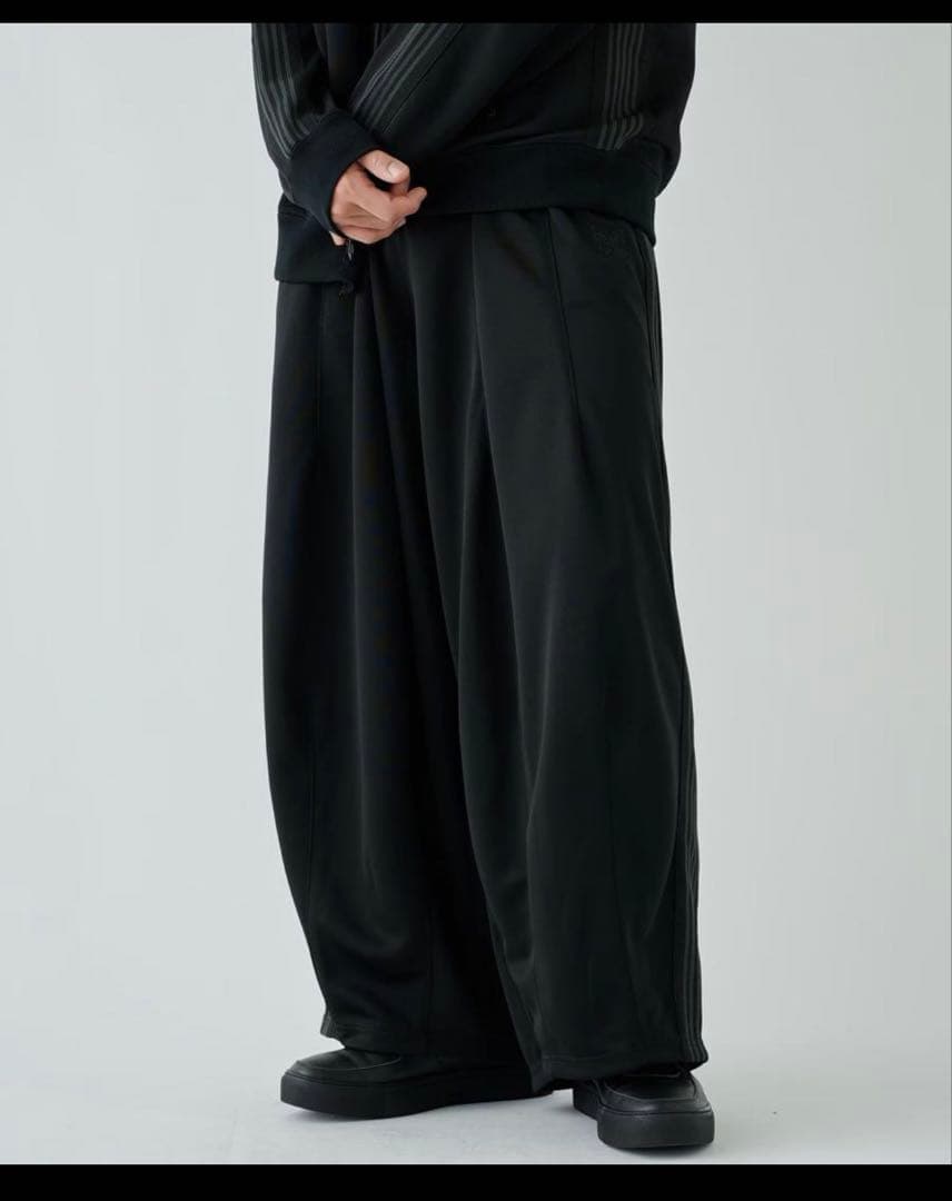 needles ヒザデルパンツ　studious別注　黒　L