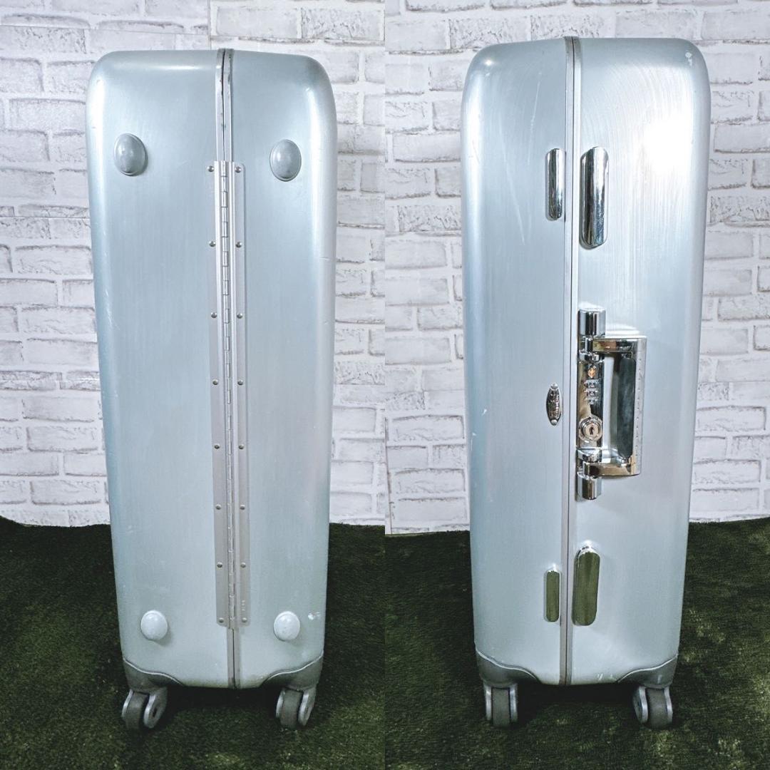 ゼロハリバートン　シルバー　キャリーケース　大型　TSAロック　アルミ　内装美品