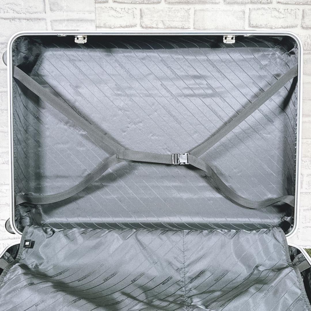 ゼロハリバートン　シルバー　キャリーケース　大型　TSAロック　アルミ　内装美品