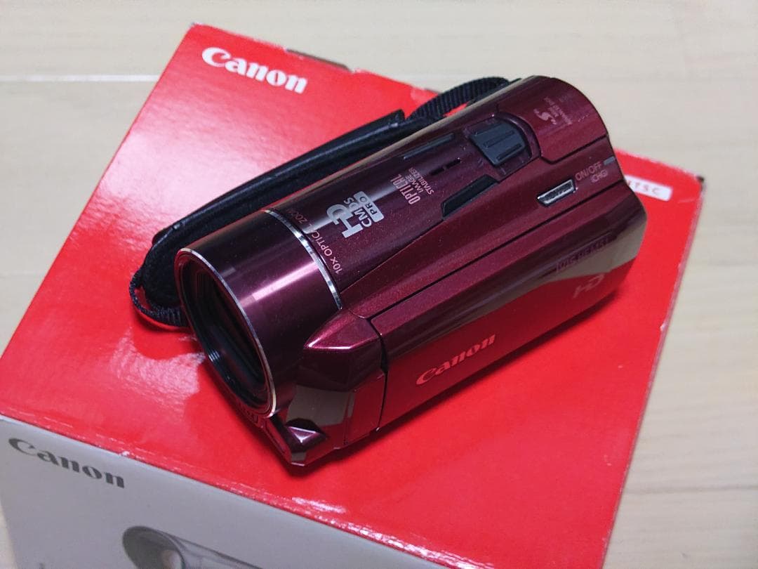 Canon デジタルビデオカメラ iVIS HF M51 レッド