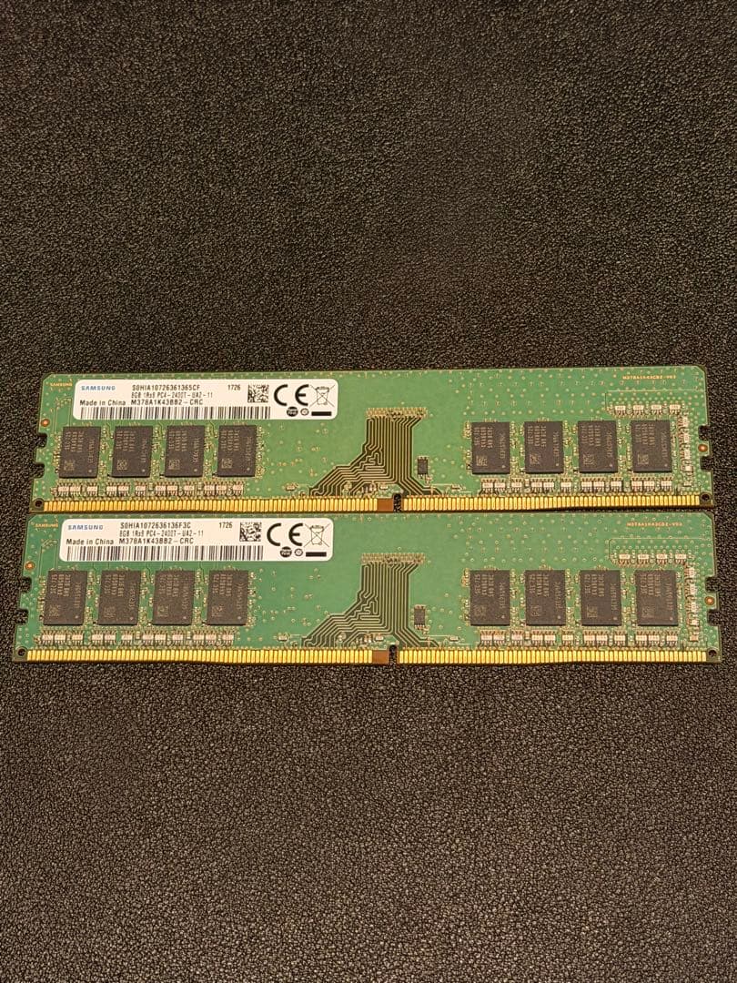 【パン】Samsung DDR4メモリ　18枚セット