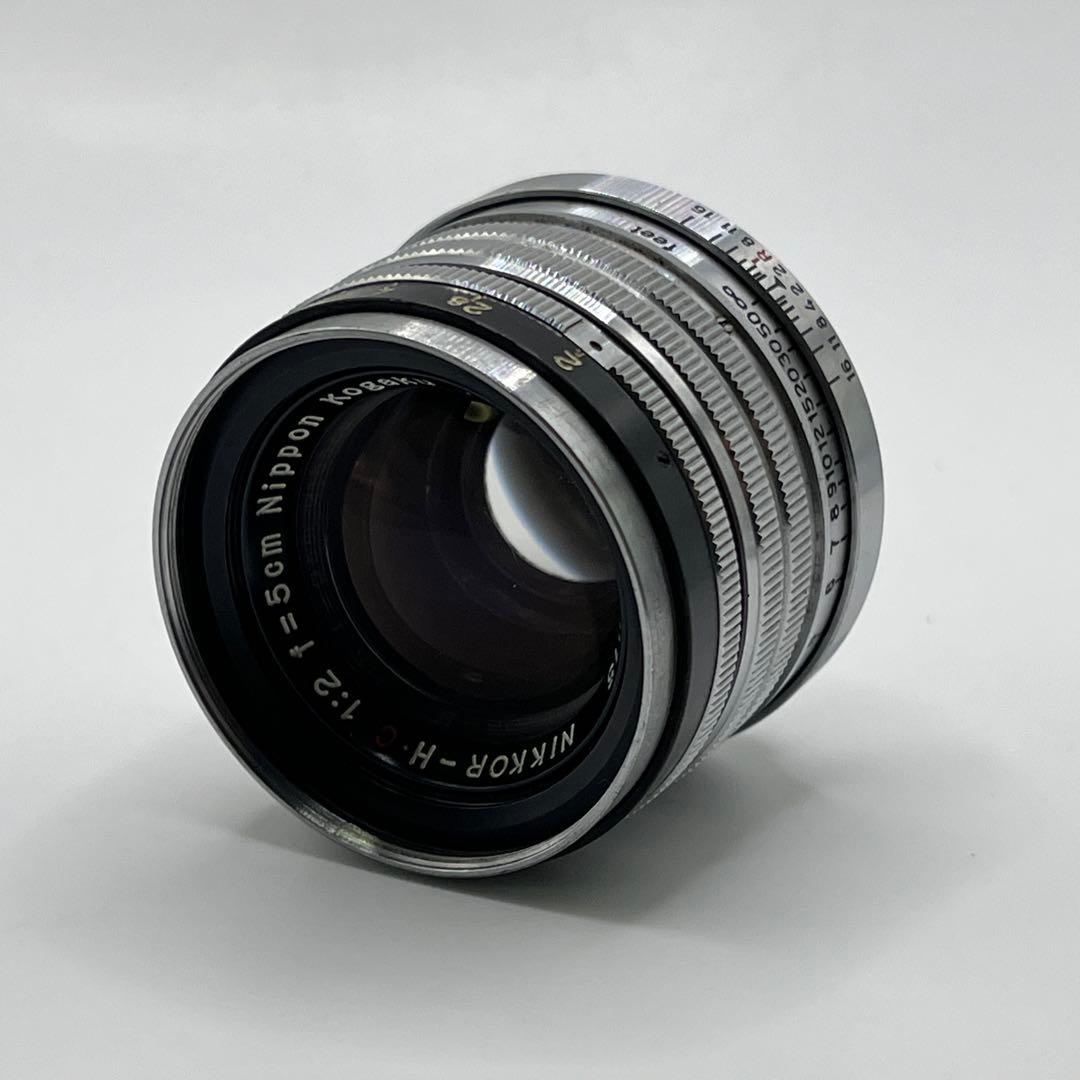 NIKKOR-H・C 5cm f2 後期 黒帯 ニッコール 50mm Lマウント