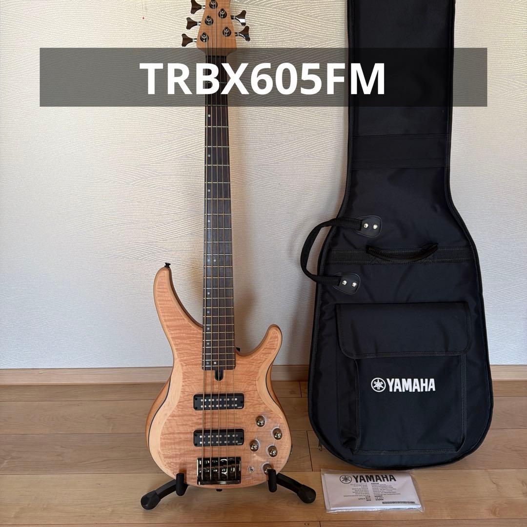 【美品】YAMAHA TRBX605FM NS 5弦エレキベース