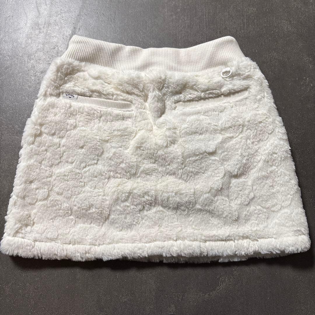 年末セールcallaway キャロウェイ セットアップ ホワイト ベストスカート