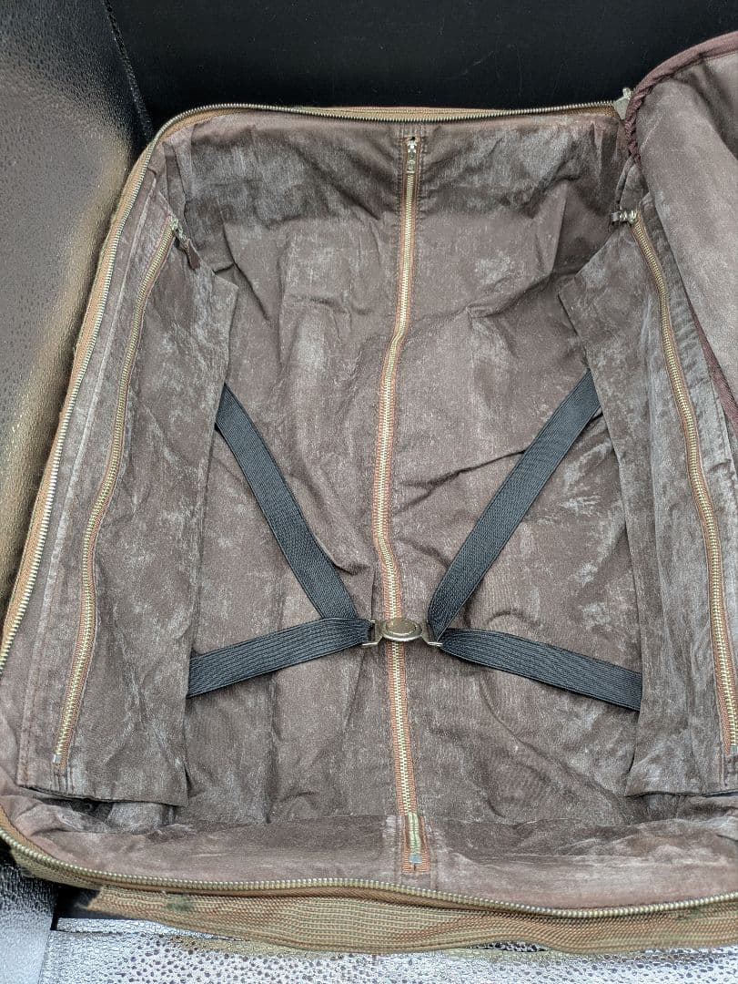 HERMES エールライン キャリーケース スーツケース ブラウン