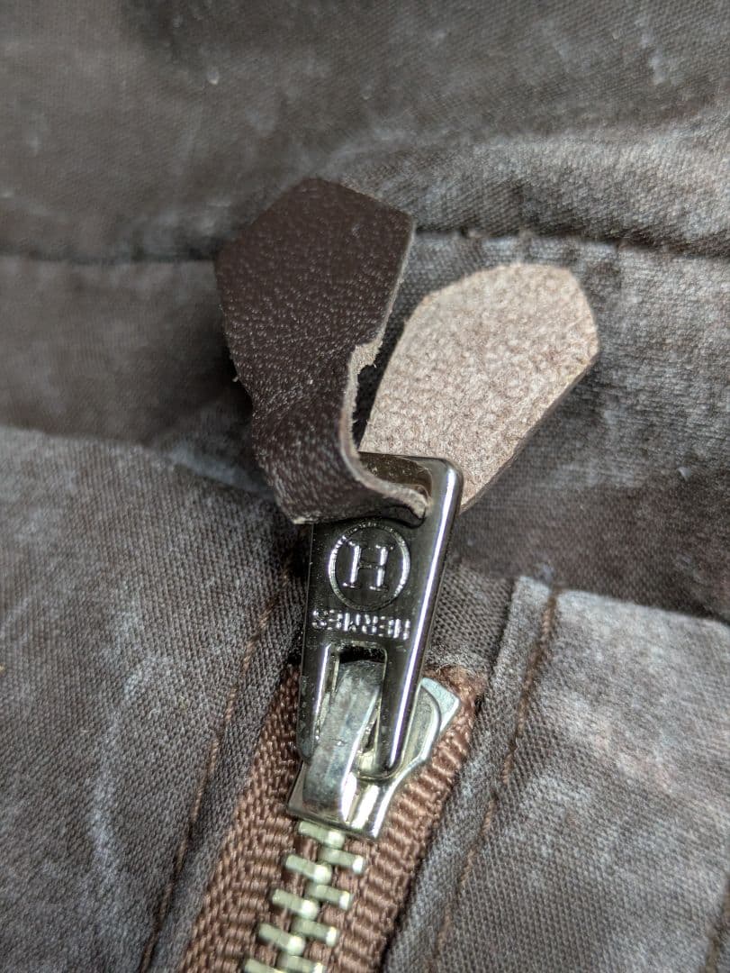 HERMES エールライン キャリーケース スーツケース ブラウン