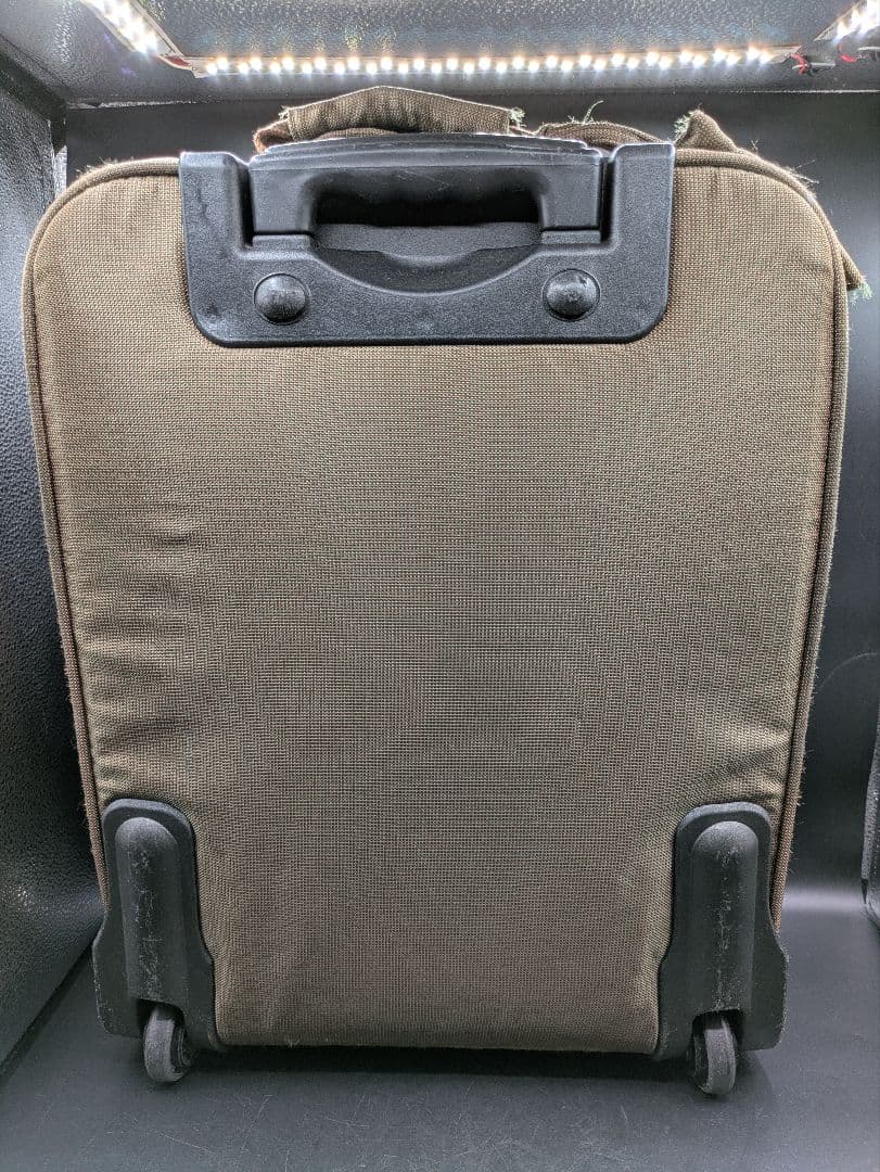 HERMES エールライン キャリーケース スーツケース ブラウン