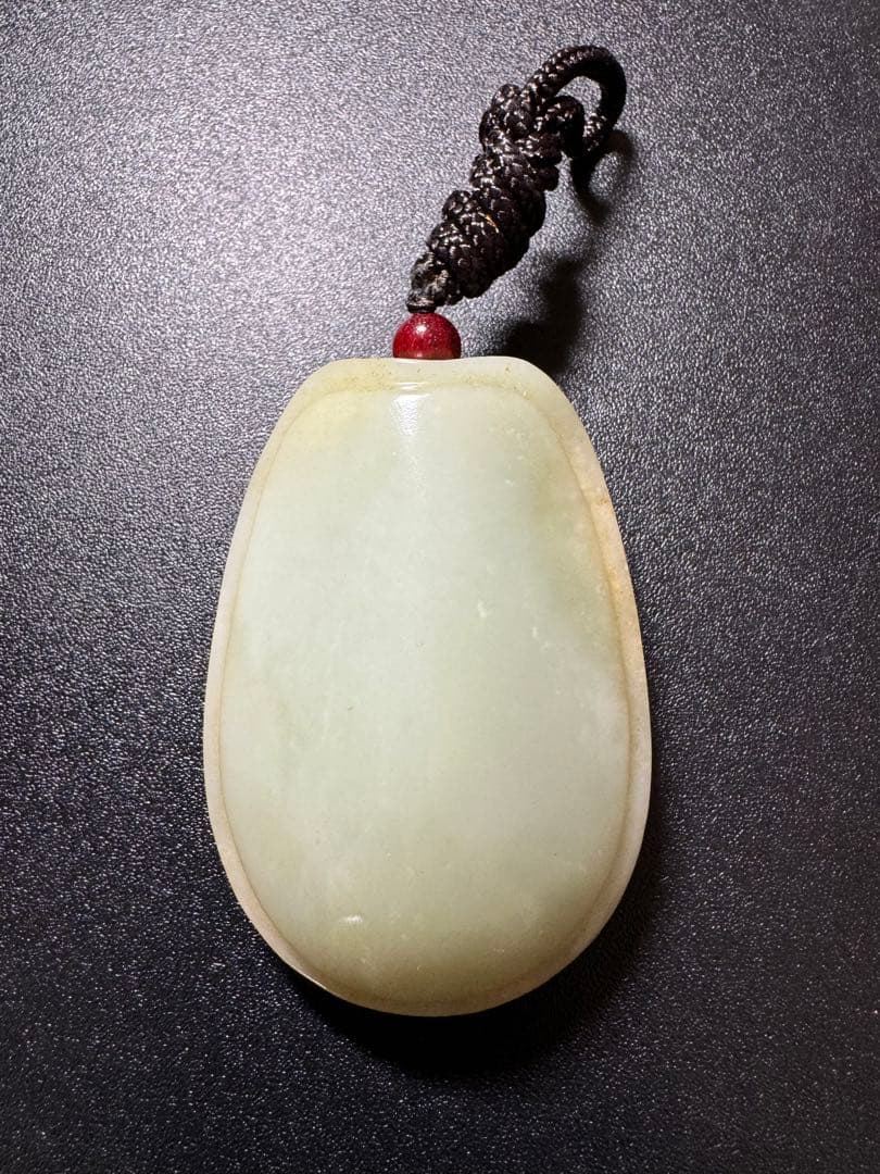 清時代　和田玉 龍亀 彫刻把件 置物 中国伝来 細密雕刻 極細工 掛件 賞物