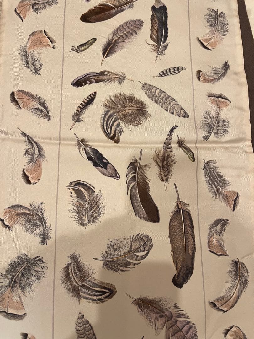 エルメス　アンゴラとシルクのマフラー