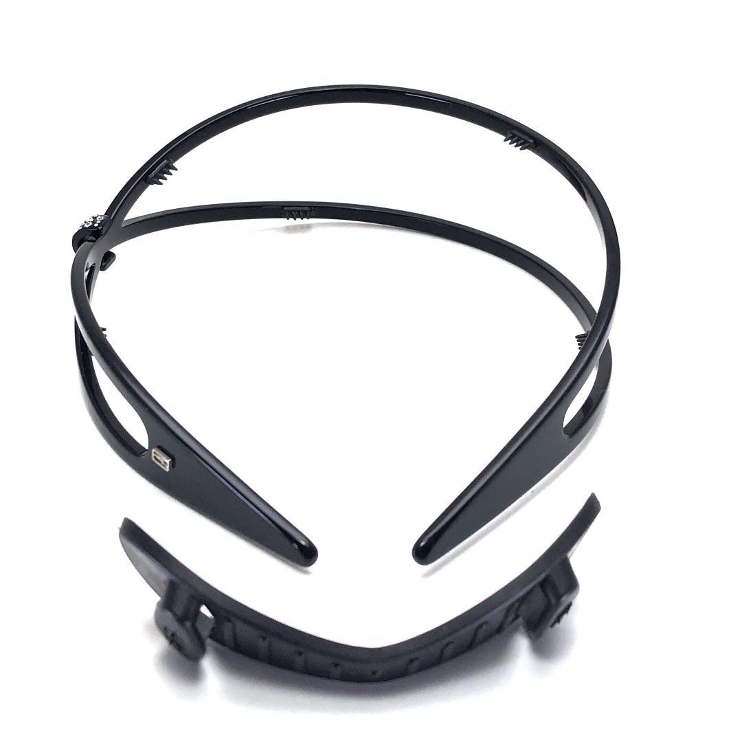 【美品・矯正バンド付】アレクサンドル ドゥ パリ／スワロフスキー カチューシャ