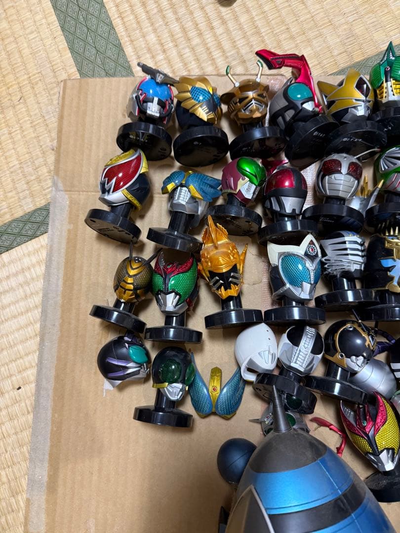 仮面ライダー ヘッドフィギュア 大量まとめ売り
