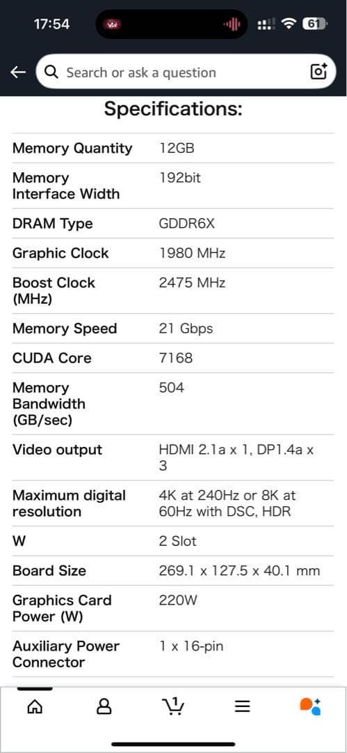 PALIT GEFORCE RTX グラフィックボード　4070S