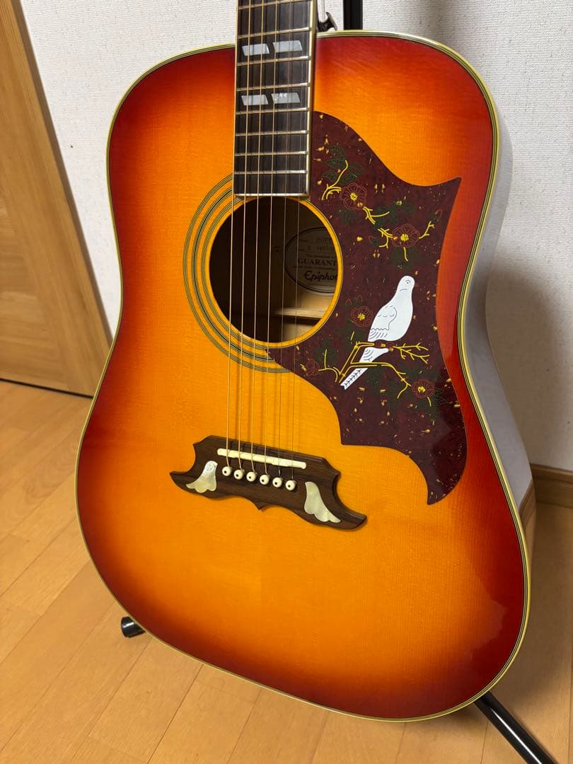 超美品❗️EpiphoneエピフォンDOVE 生アコギ 調整済‼️