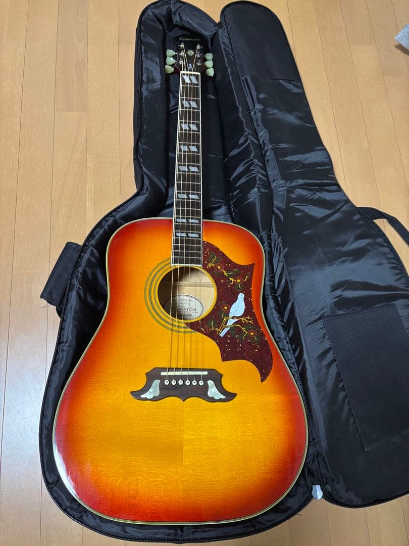 超美品❗️EpiphoneエピフォンDOVE 生アコギ 調整済‼️