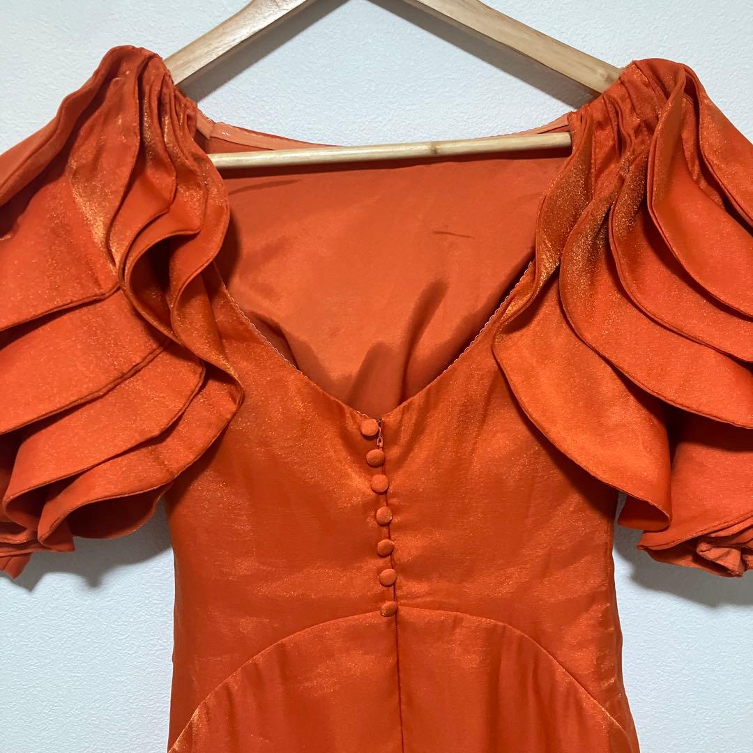 THE URBAN BLANCHE アーバンブランシュ カラードレス　オレンジ