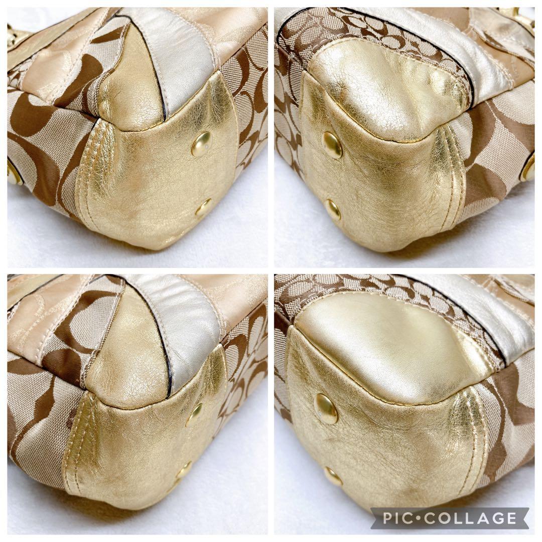 バッグ Coach Patchwork Signature TurnLock y2k