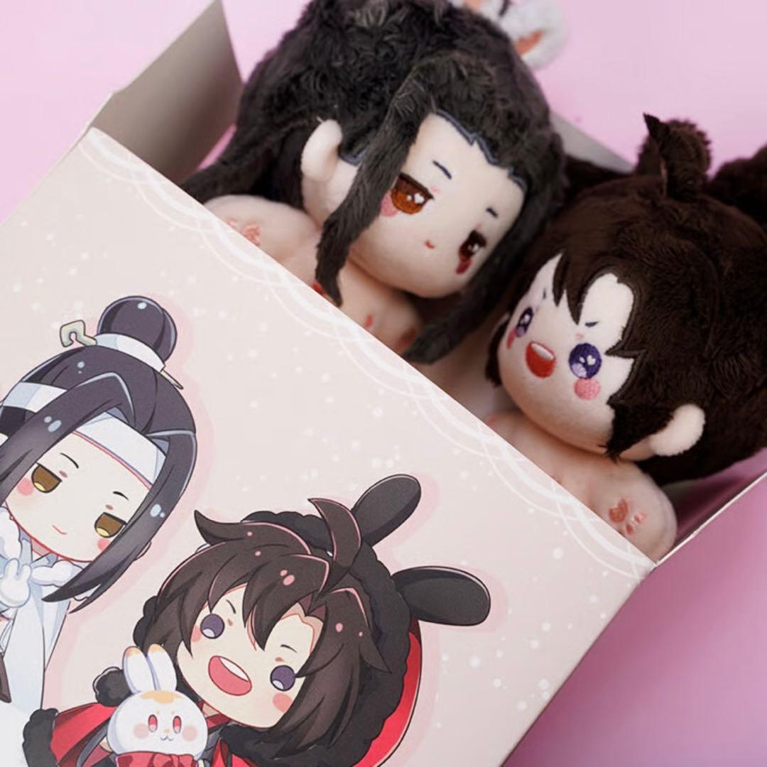 魔道祖師 KAZE ぬいぐるみ 10cm 骨なし 奶呼呼 魏無羡 藍忘機