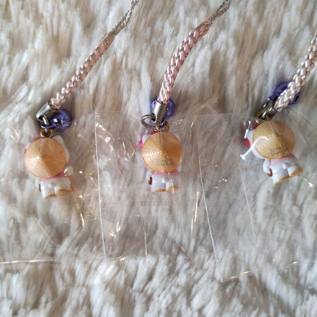 ご当地キティ 四国限定 お遍路 根付けストラップ 3つセット 希少 レア