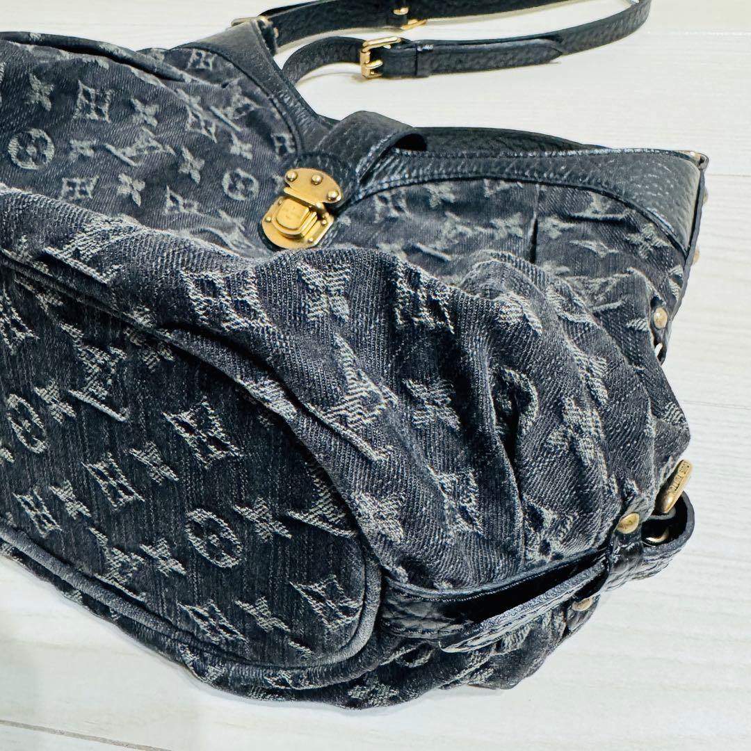 ルイヴィトン　モノグラムデニム　スライトリー　M95835 ショルダーバッグ