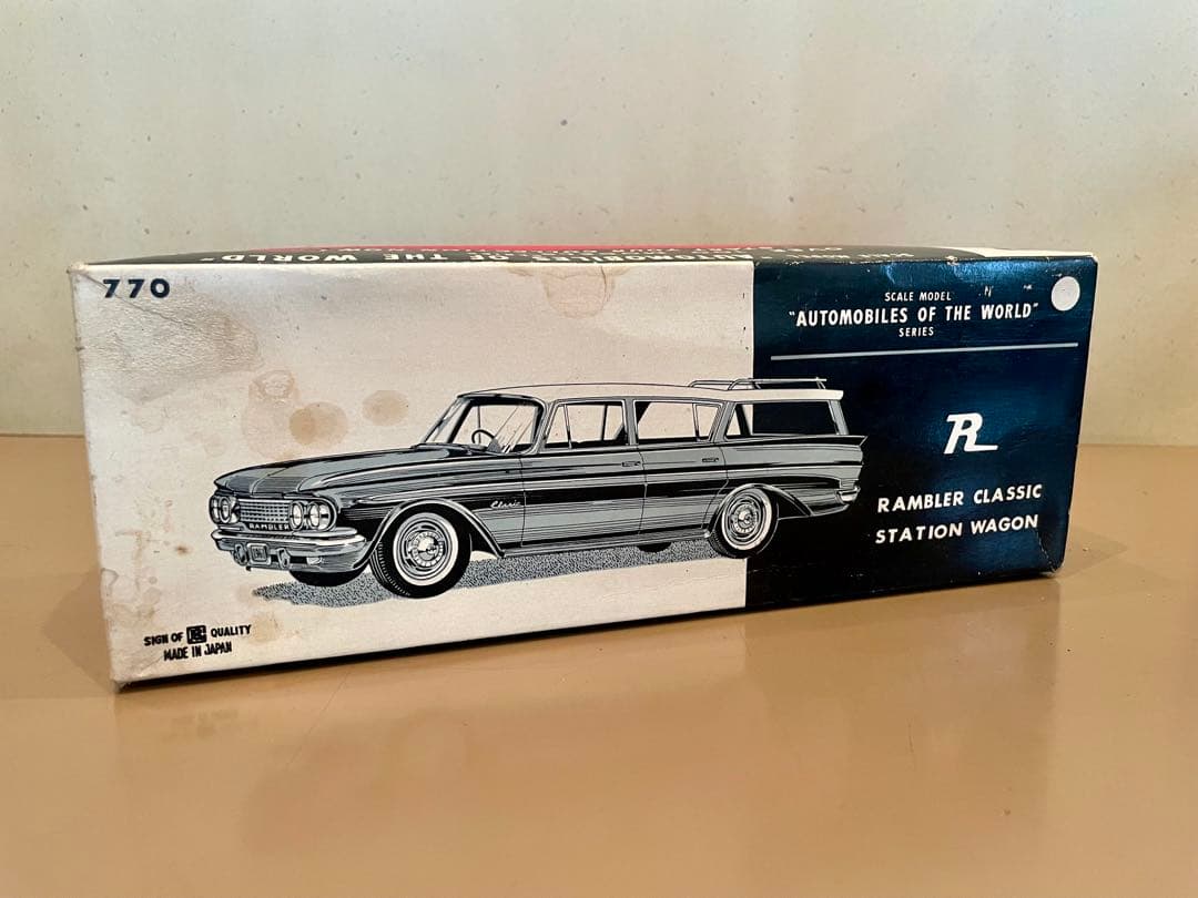 【RAMBLER】ランブラー・クラシック　ステーションワゴン　バンダイ ブリキ