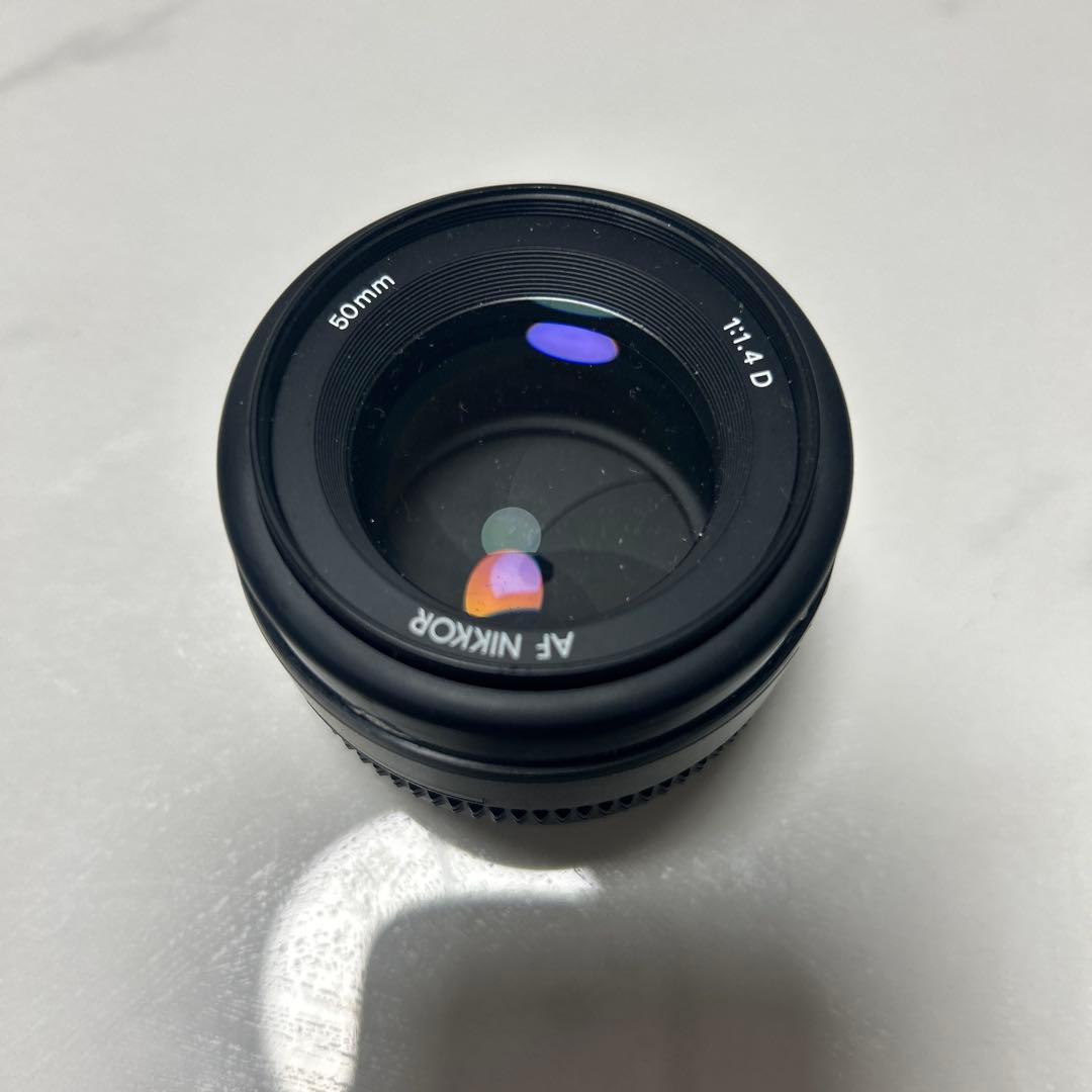[使用回数少]AF NIKKOR 50mm f/1.4D レンズ