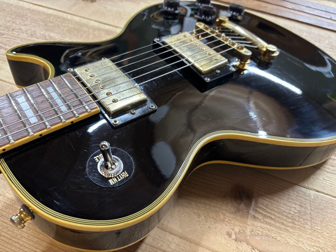 K-Garage レスポールカスタムモデル　ブラック　中古調整済み
