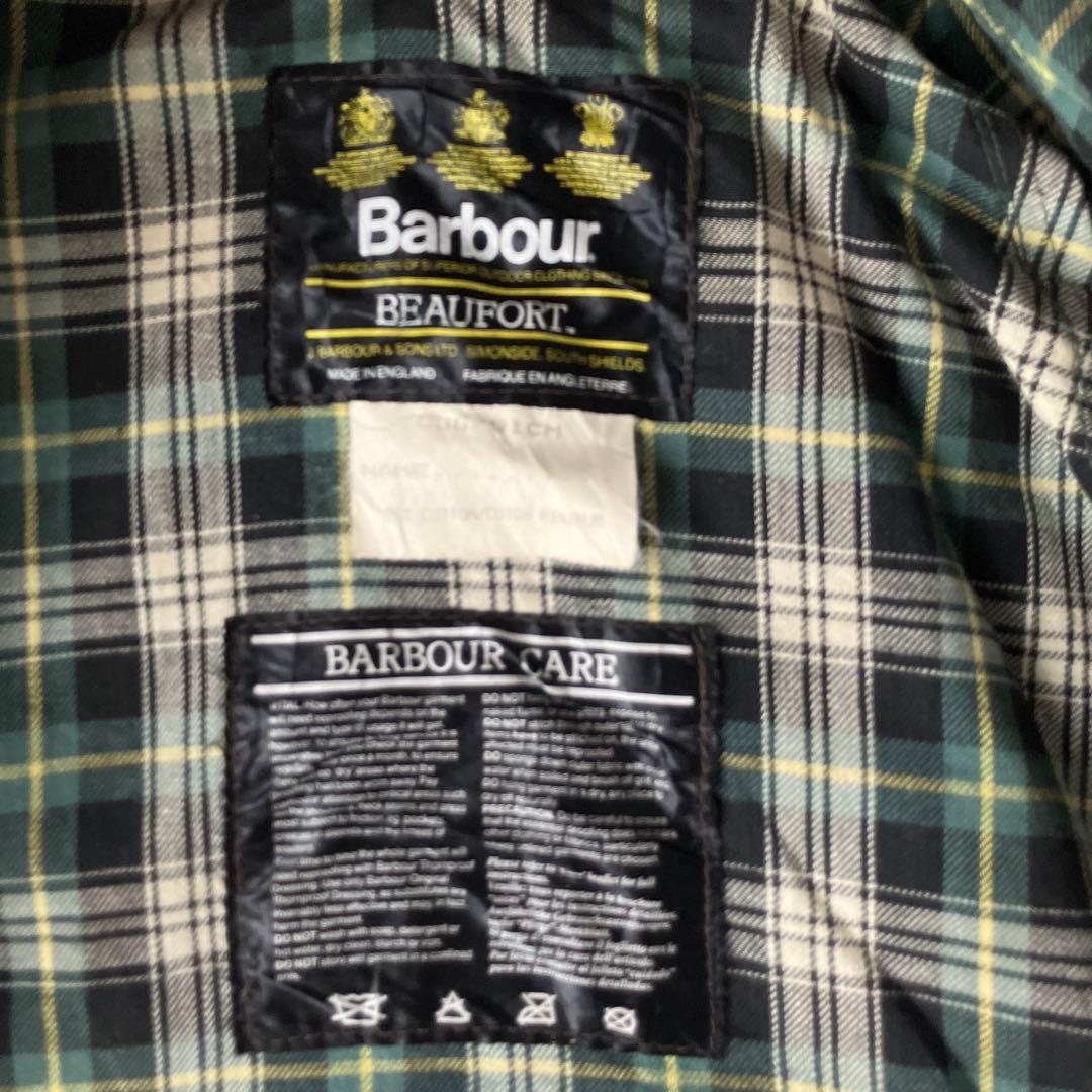 Barbour Beaufort ジャケット オリーブ色　C36 91CM